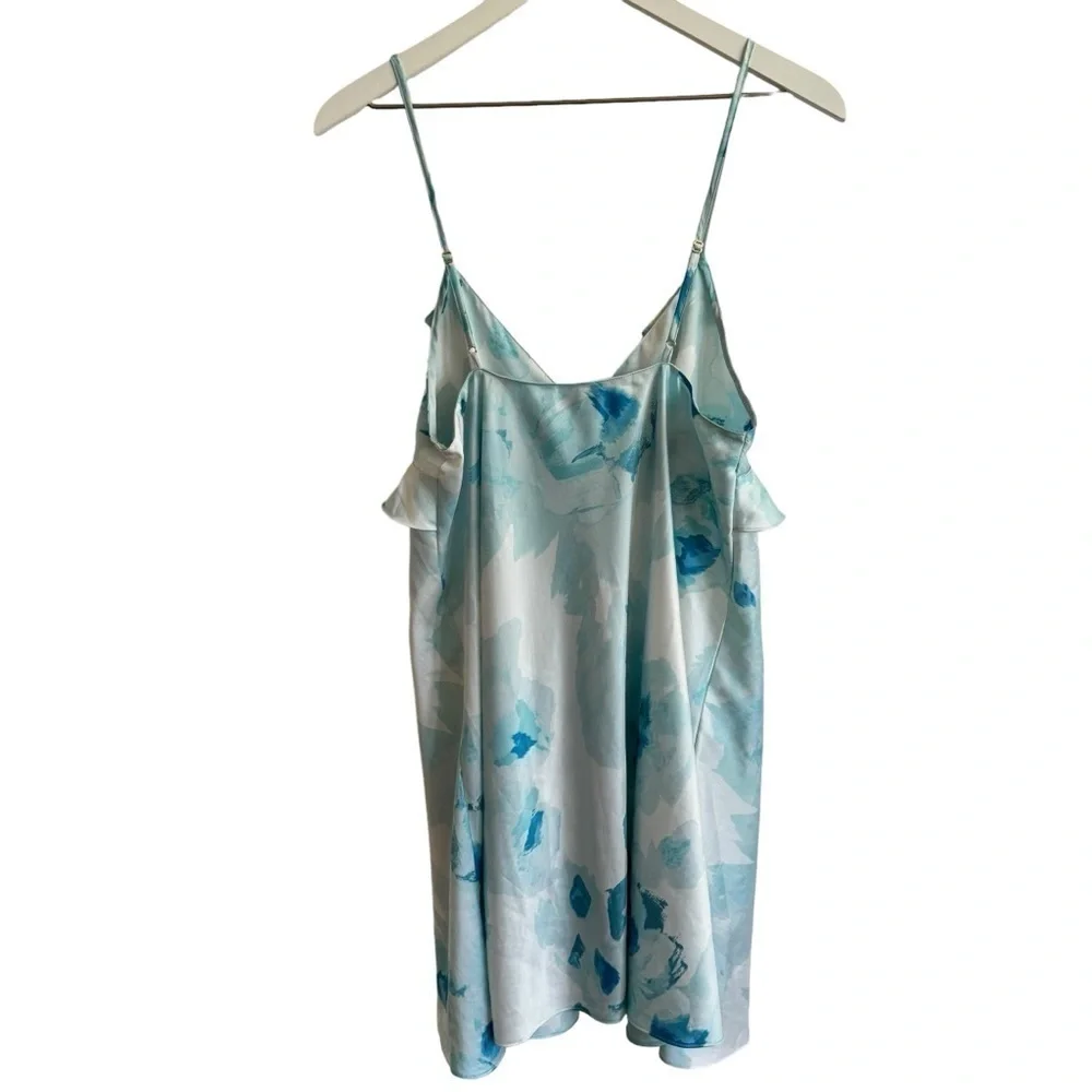Kate Spade Blue Watercolor Floral Nightie, Size M
